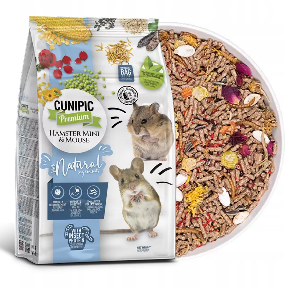 CUNIPIC Hamster & Mouse karma dla chomików i myszy 600g